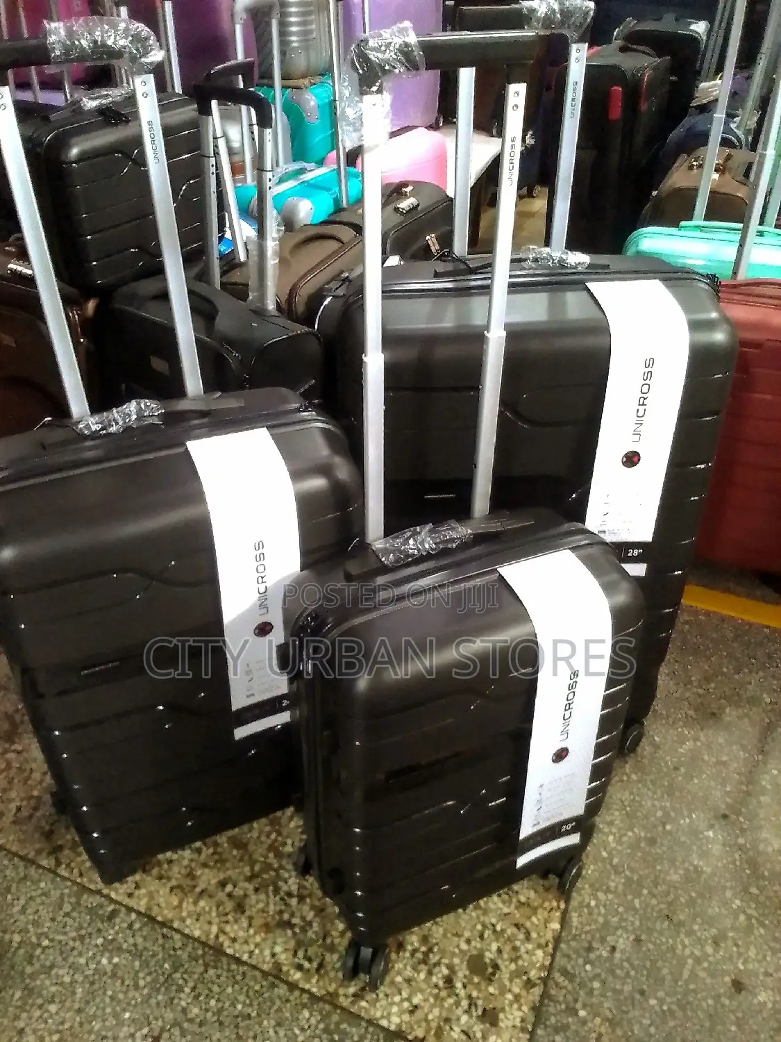 Good Partner Plastic Rubber Suitcase