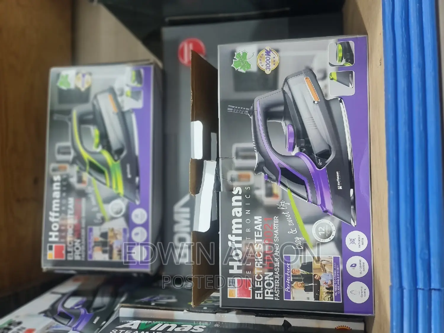 Hoffmans Electric Steam Iron