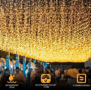 Outdoor String Lights for Party Decorations (Warm White)