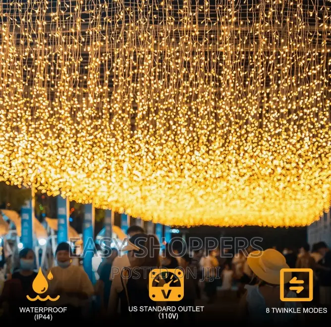 Outdoor String Lights for Party Decorations (Warm White)