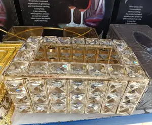 Glass Tissue Holder Box