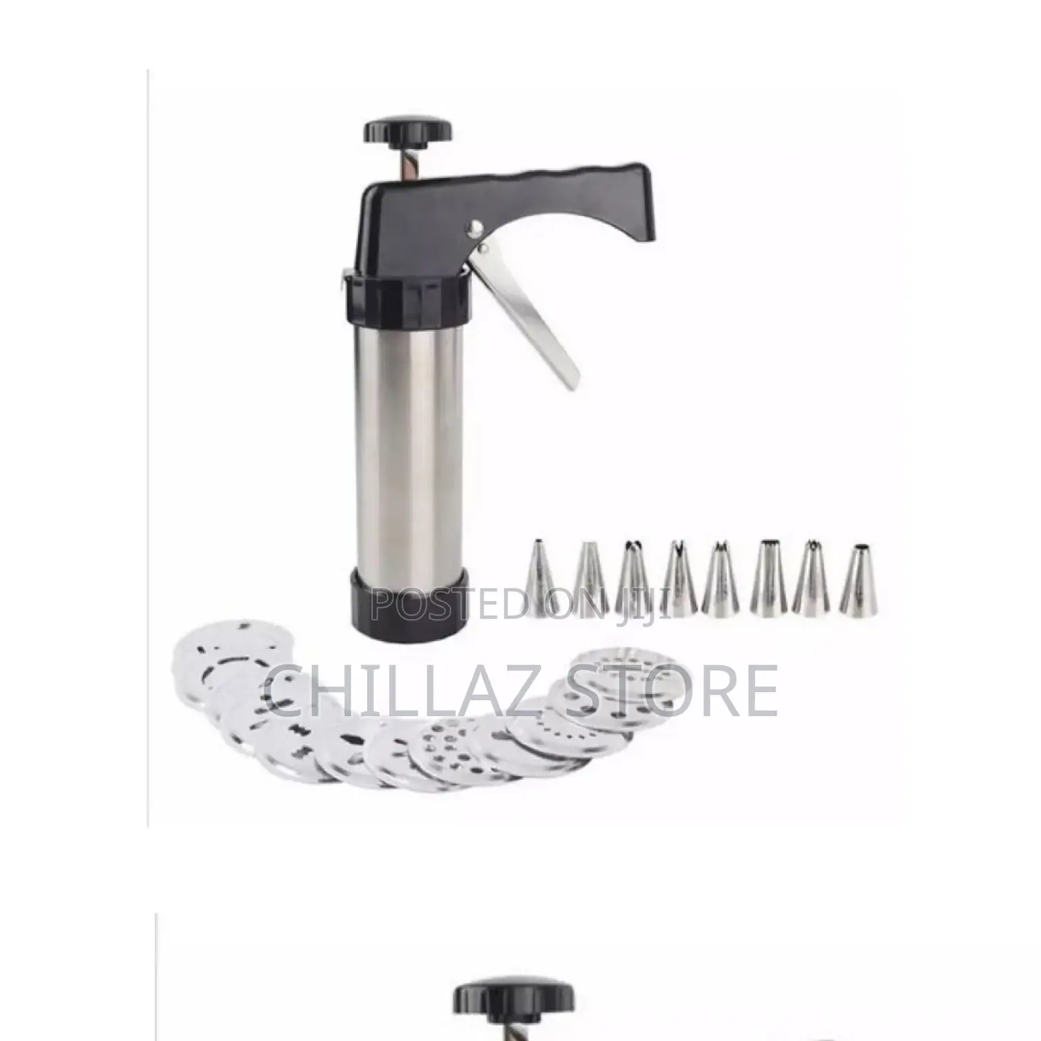 Stainless Cookie , Cake Baking Decorating Gun.