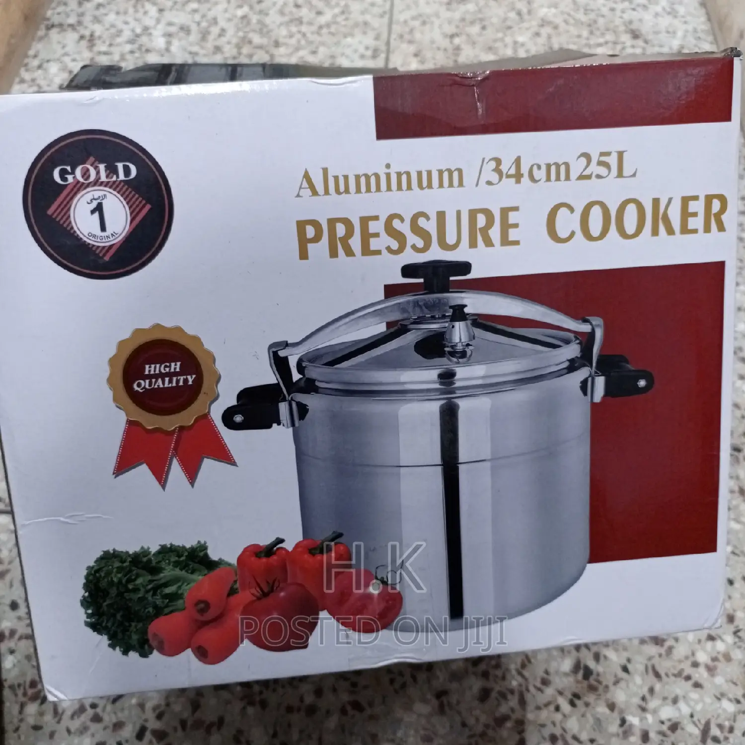 25l/34cm Aluminum Pressure Cooker
