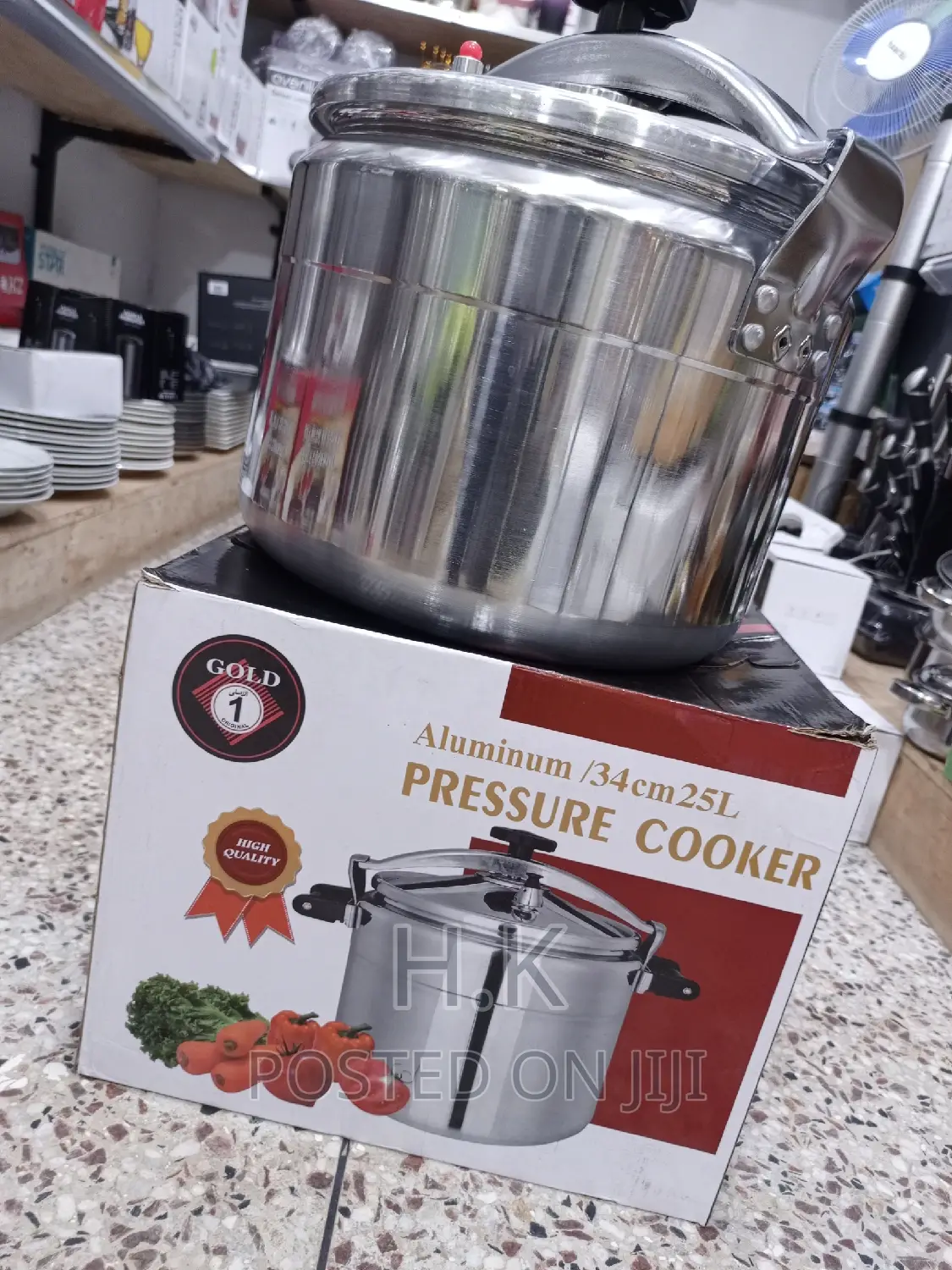 25l/34cm Aluminum Pressure Cooker