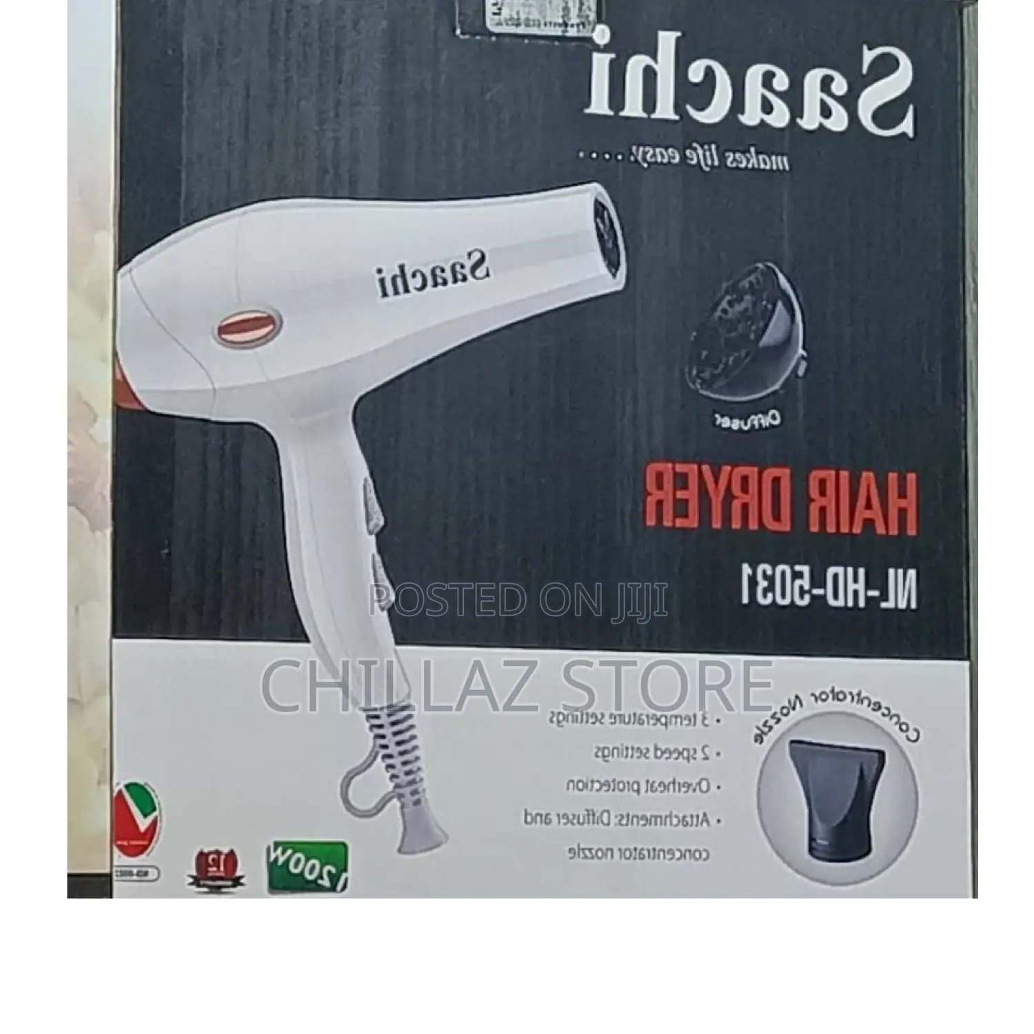 Saachi Electric Hand Hair Dryer.