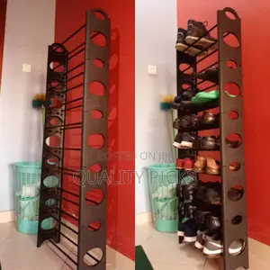 Metallic Shoes Rack Organizer