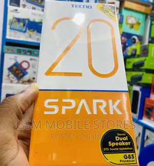 New Tecno Spark 20 128 GB Black