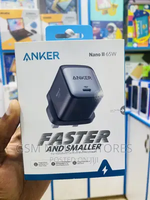 Anker Gan II Nano 65W, Fast Charging Adapter for Laptops