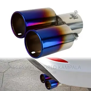 Neo Chrome Double Exhaust Tips Muffler