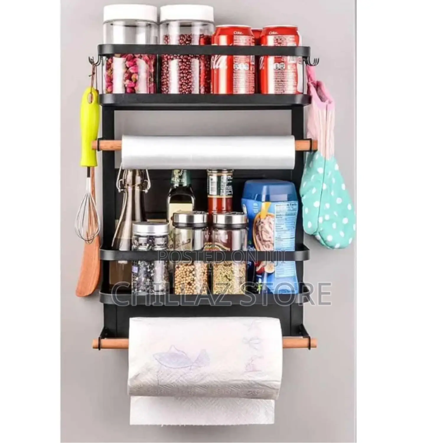 Metallic Magnetic Fridge Rack.