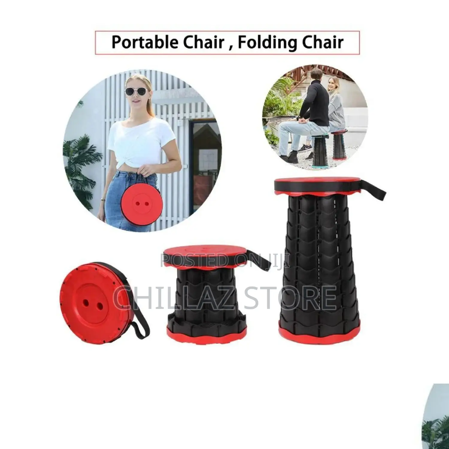 Retractable Folding Camping Chair.