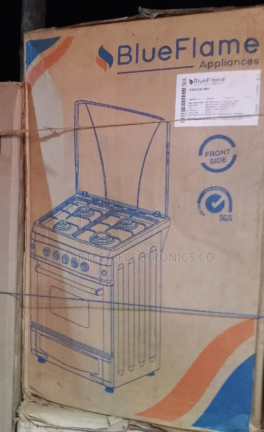Blue Flame 4 Burner Gas Cooker