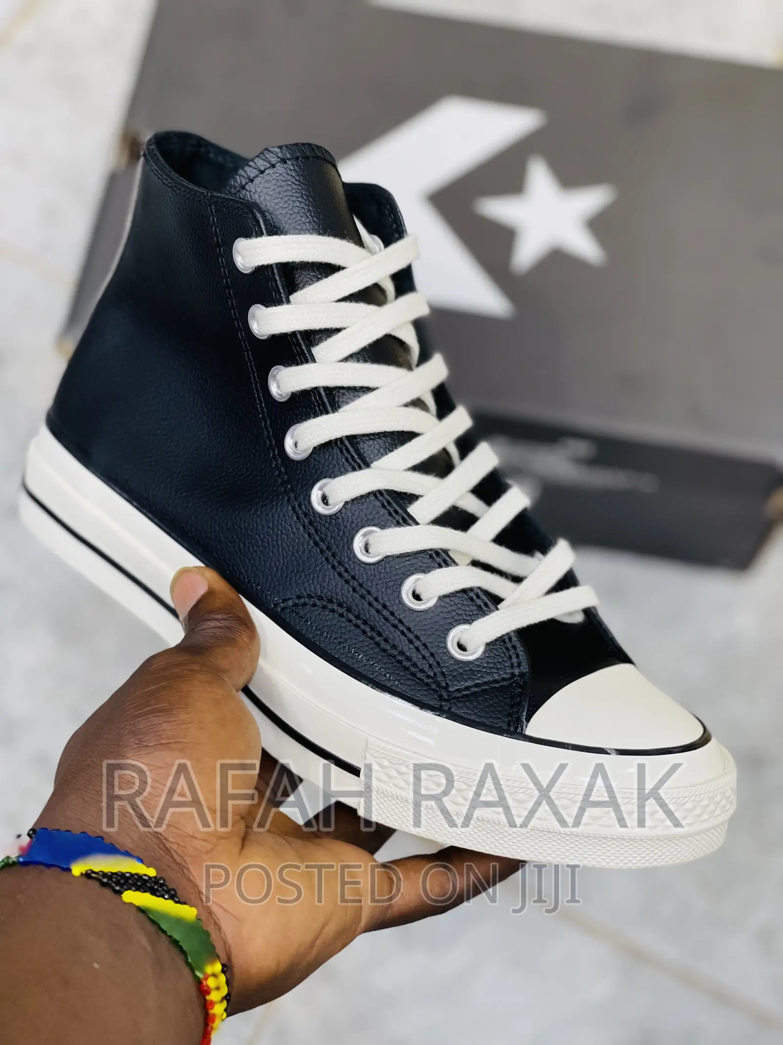 Original Leather Allstar Converse High Top