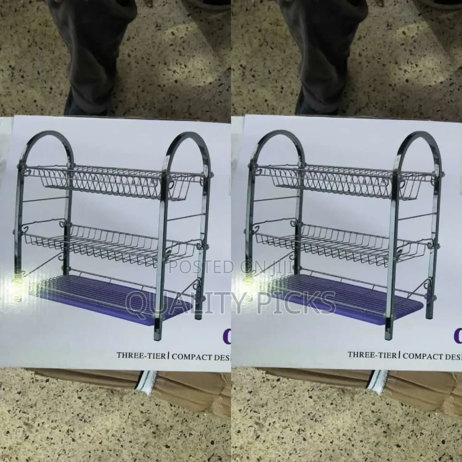 3 Layer Dish Rack Organizer