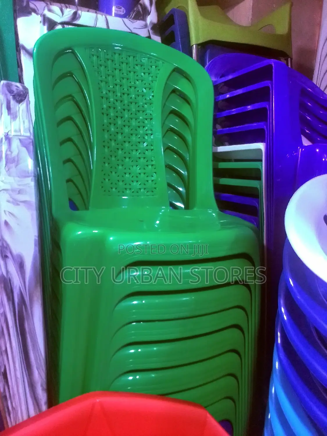 Plastic Armless Chairs