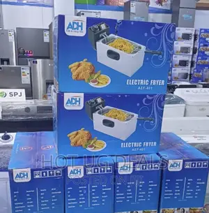 ADH 3litres Electric Deep Fryer - Silver , Black