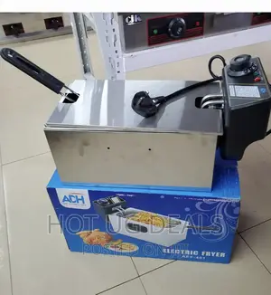 ADH 3litres Electric Deep Fryer - Silver , Black
