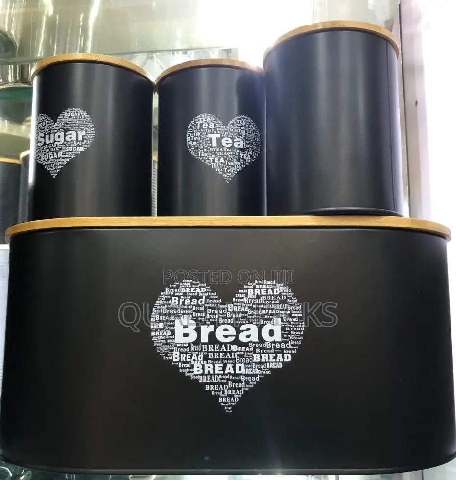 Brand Bread Box With Lid