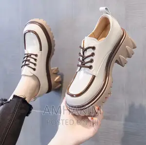 Classic Fancy Chunky Ladies Shoes in Stock