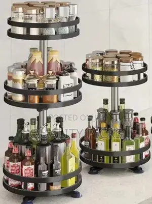 Rotating Spice Rack Organizer