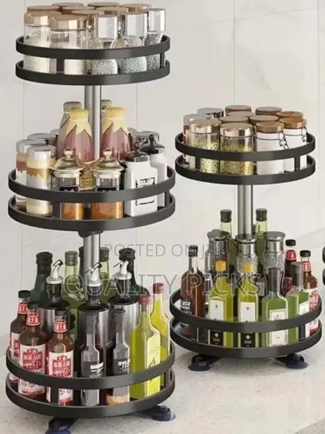 Rotating Spice Rack Organizer
