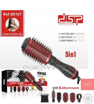 5 in 1 DSP Hair Straightener Brush