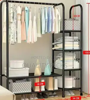Stainless Clothes Rack Organizer Holder
