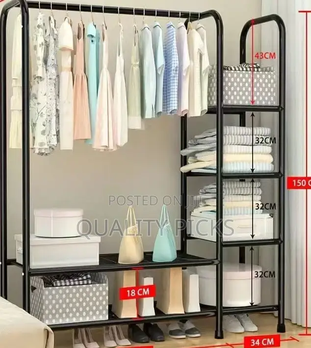 Stainless Clothes Rack Organizer Holder