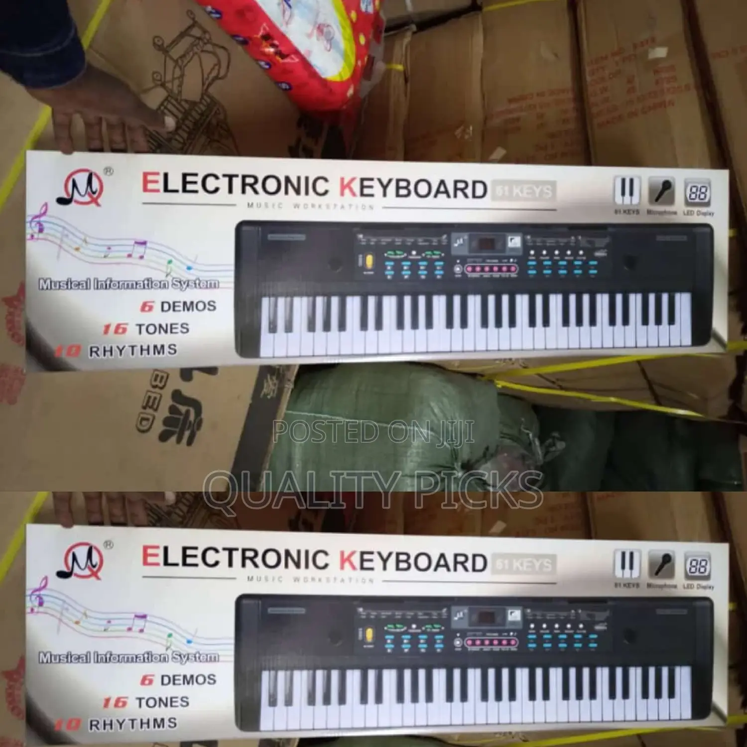 Brand Electronic Keyboard With Microphone