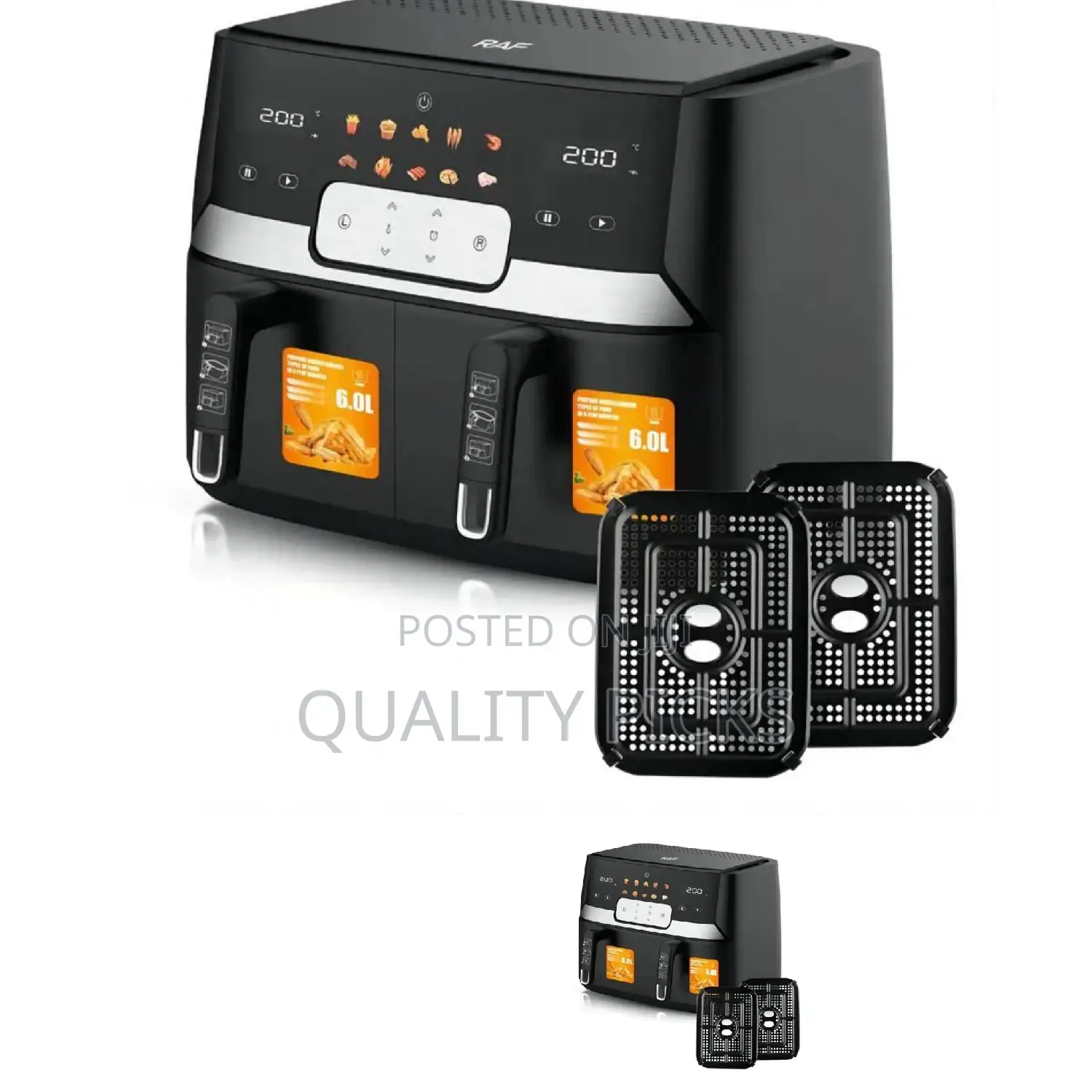 Electric Double Air Fryer