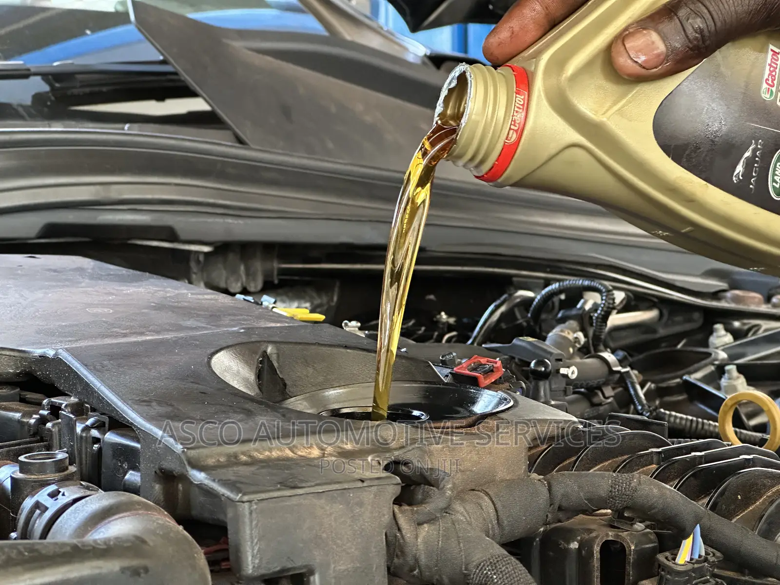 Vehicle Servicing for Jaguar F-Pace.