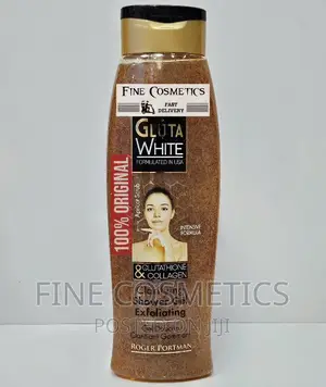 Gluta White Shower Gel USA Formula Apricot Scrub Exfoliator