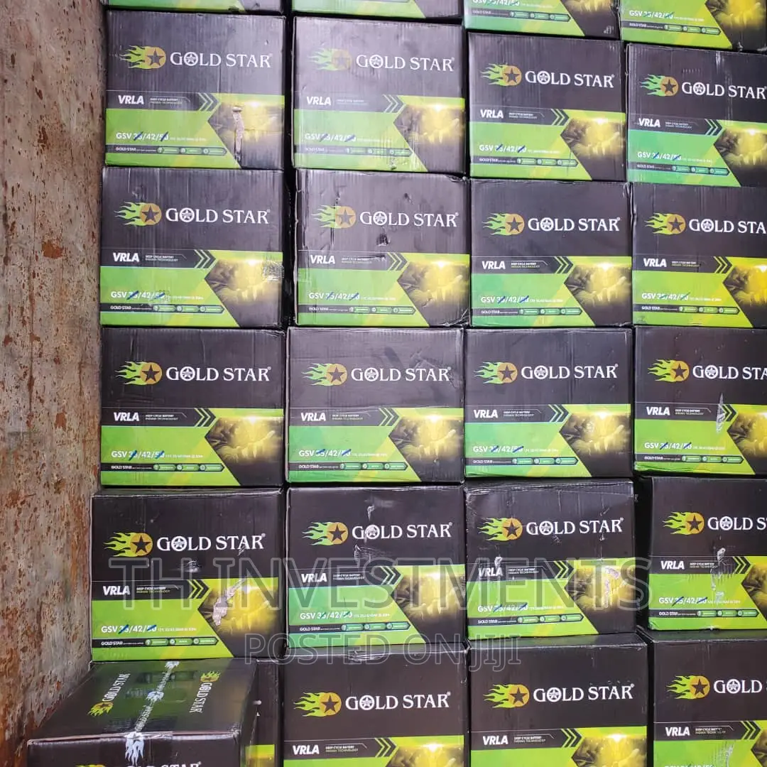 Gold Star Up Batteries.