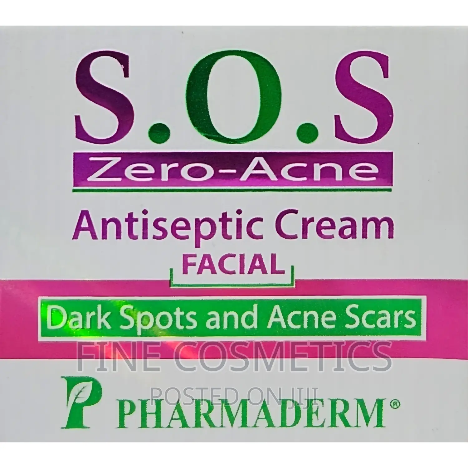 S.O.S Zero Acne | Pimple Fighter Black Spots Remover Cream.
