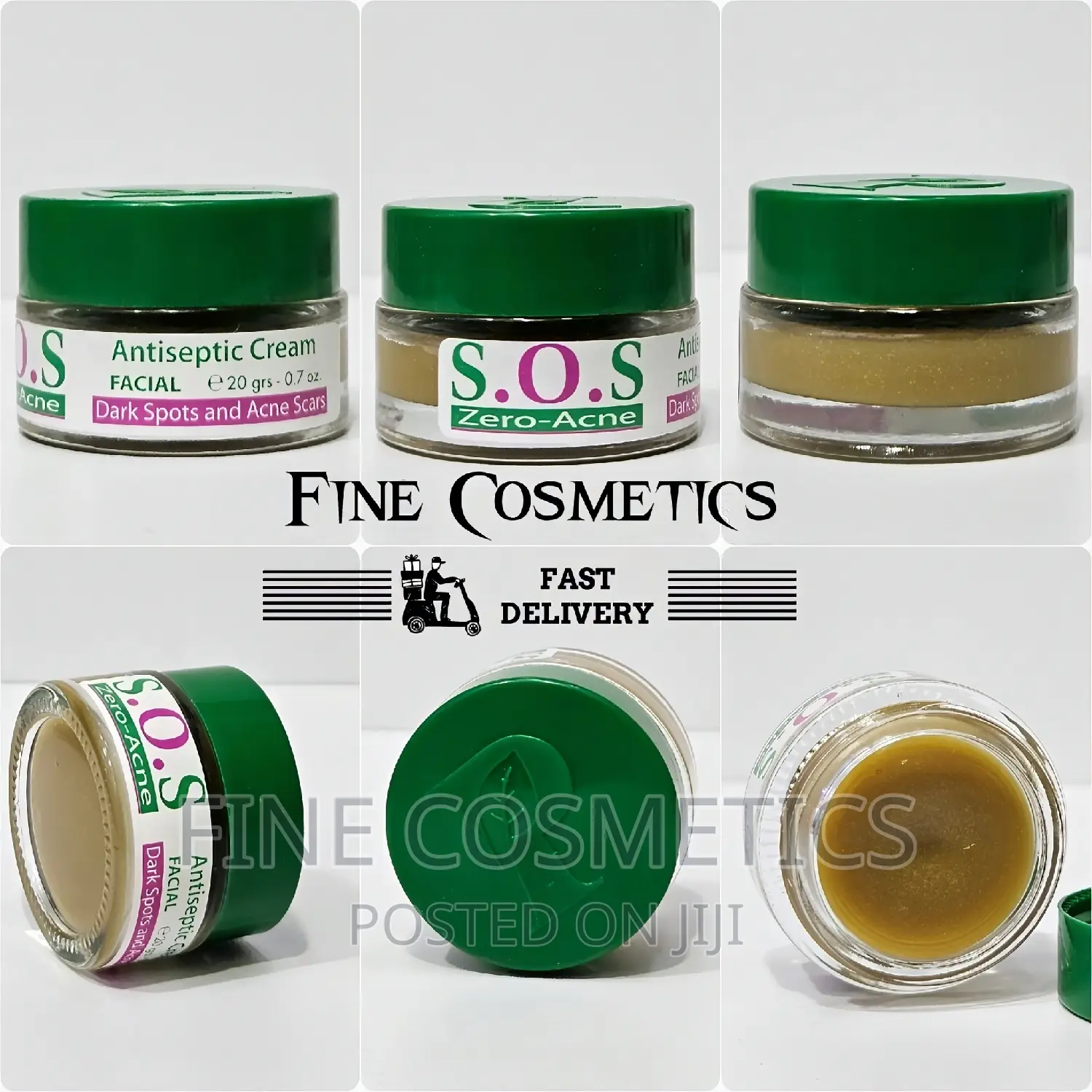 S.O.S Zero Acne | Pimple Fighter Black Spots Remover Cream.