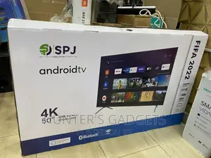 50 Inch SPJ Smart Uhd Frameless Digital Satellite Tv