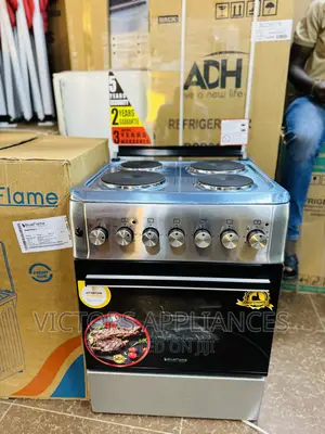 Blueflame Cooker With 4 Electric Plates 60x60cm Inox