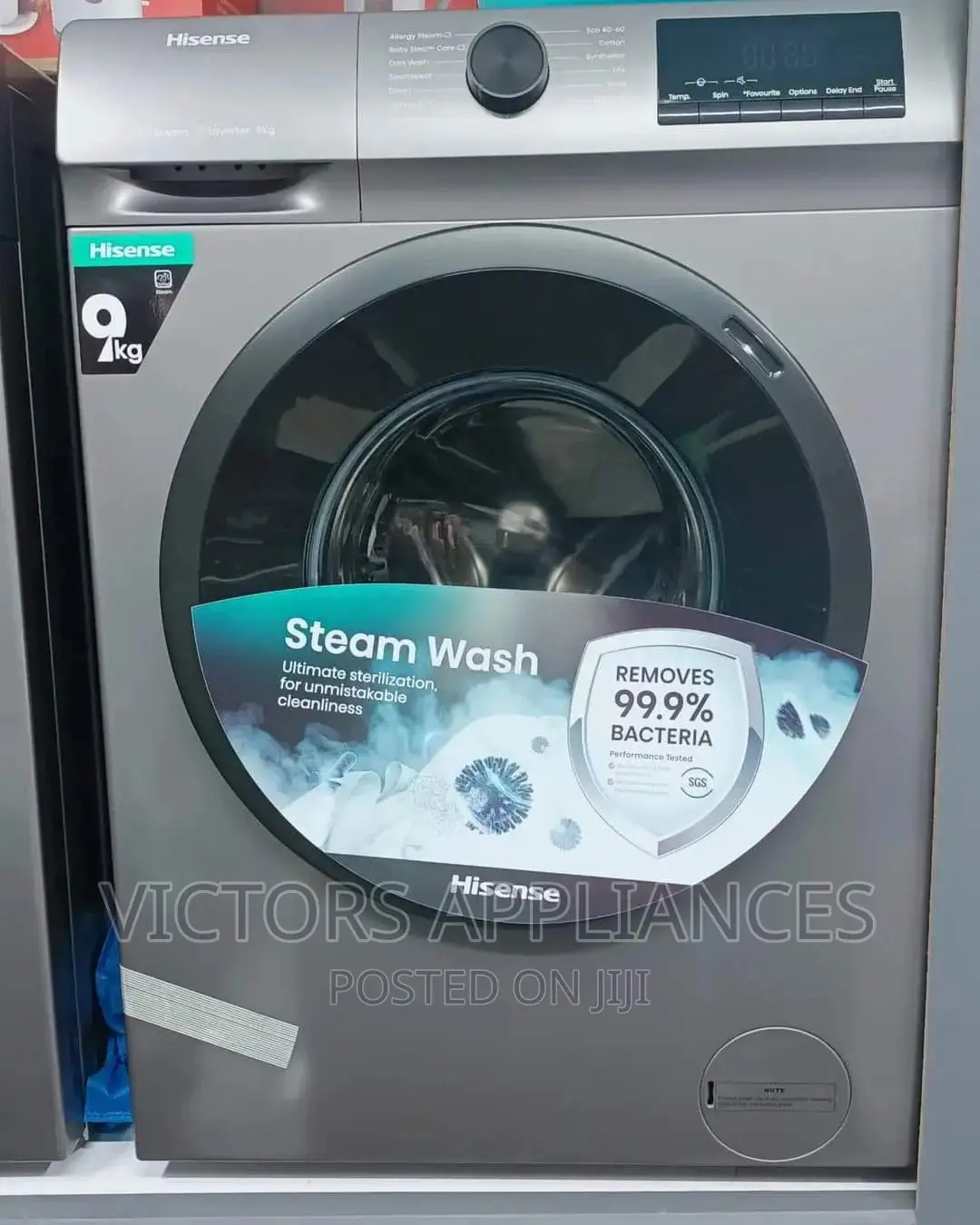 9kg Hisense Frontloader Washing Machine