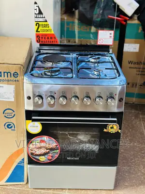 Blueflame Cooker With 3+1 60x60cm Stainless Steel Body