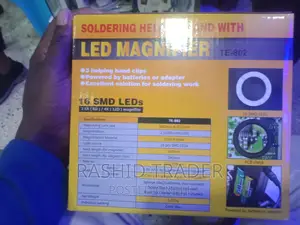 Soldering Helping Hand With Led Magnifier
