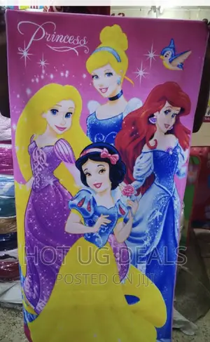 Kid's Character Towel Princess - Pink
