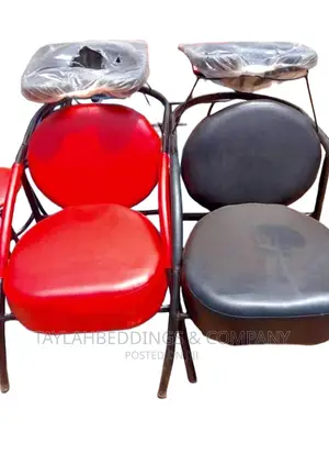 Soft Seats Hair Wash Basin Red and Black