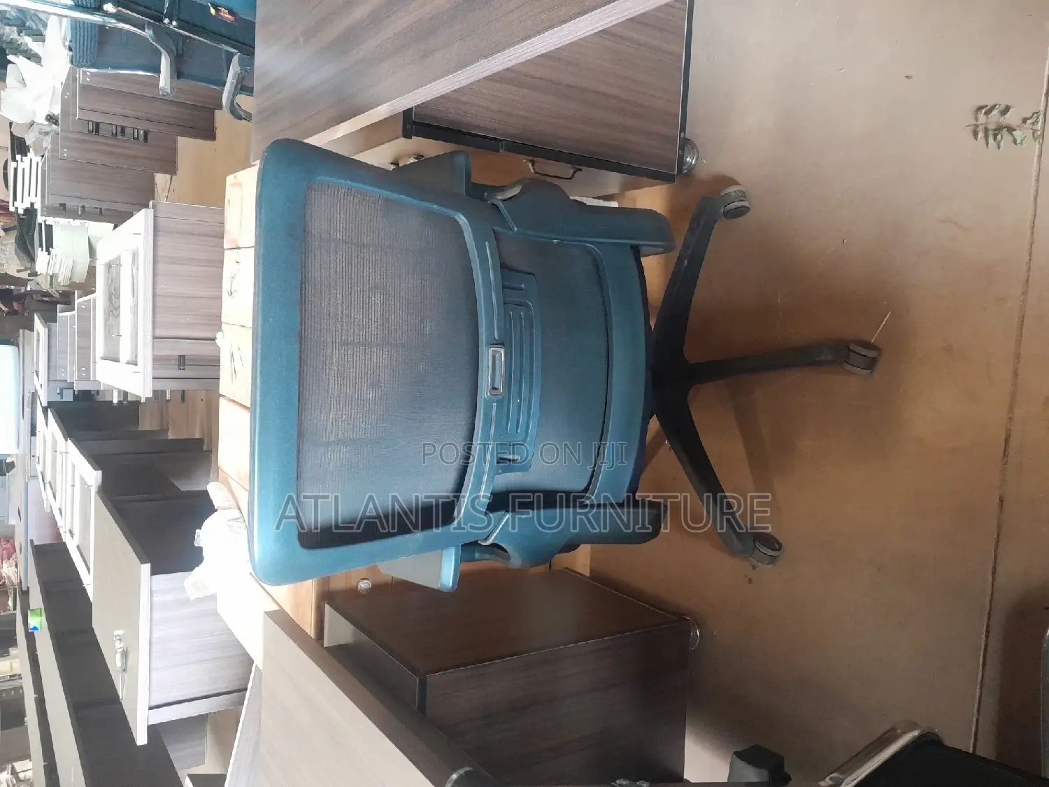 Netted Office Chair (Black)