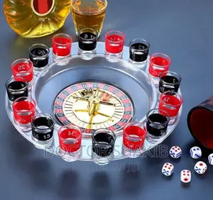 16 Cups of Lucky Wheel Turnable Drinkware