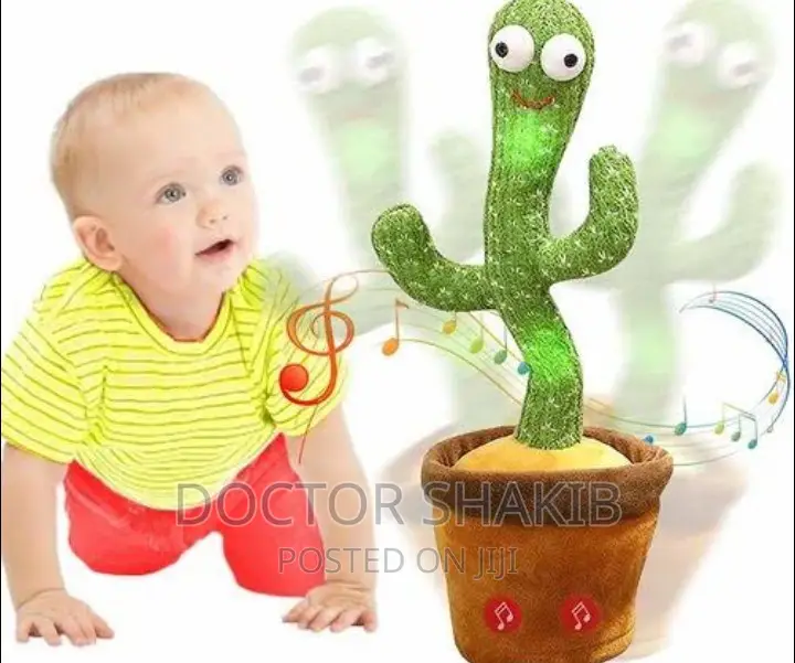 Electronic Dancing Cactus Talking Doll