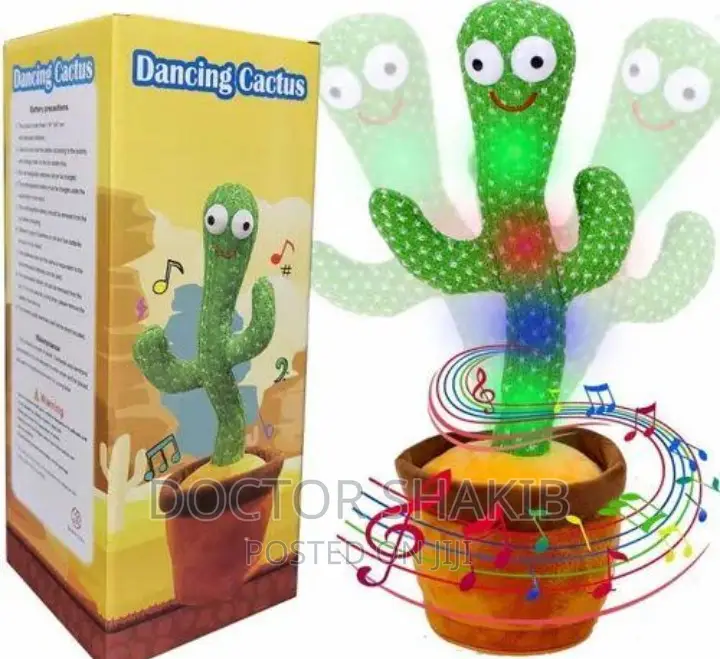 Electronic Dancing Cactus Talking Doll