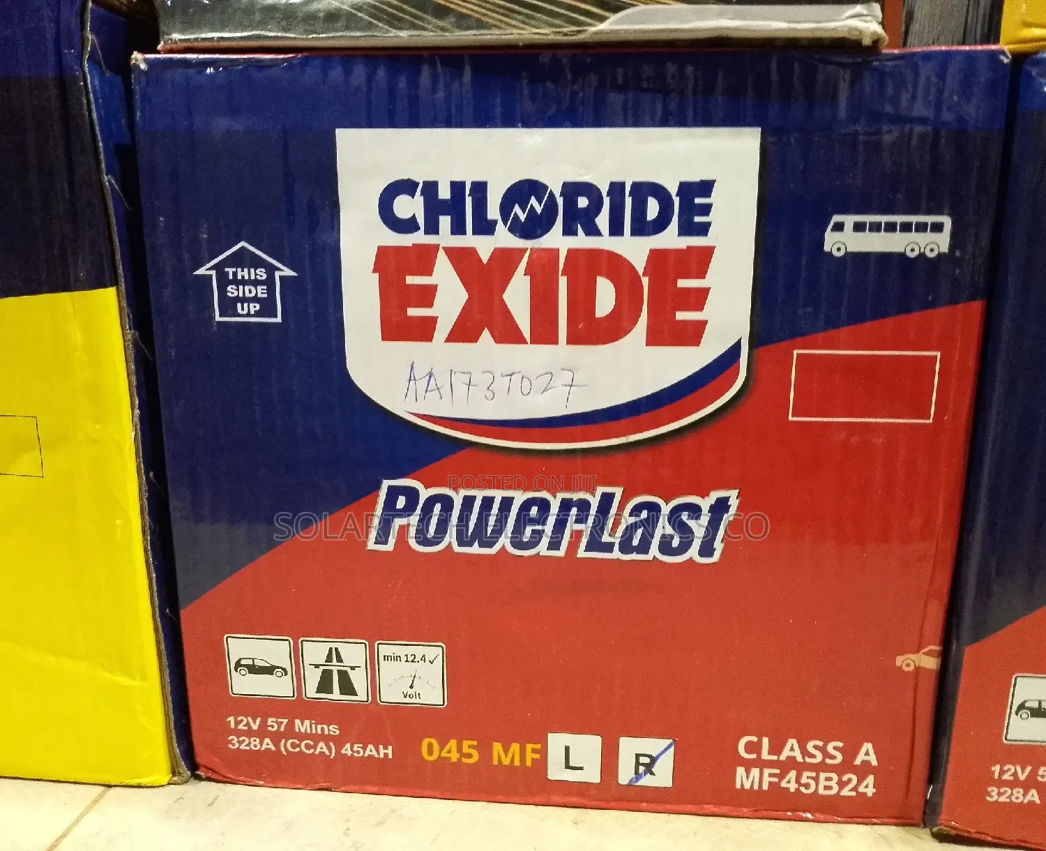 45amps Chloride Exide Car Battery
