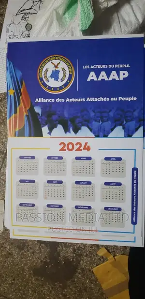 Customized Calendars, in A4, A3 and A2 Sizes