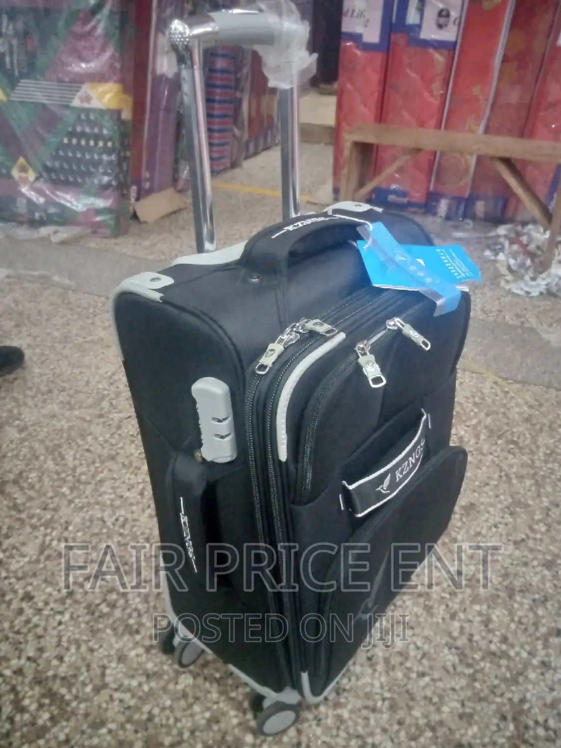 Original German Made KZINGS Suitcase. Small.( Black)