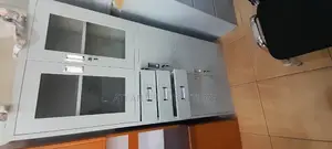 Half Glass and Locker Cabinet